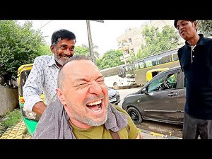 Indian Street Massage in Delhi – I Didn't Expect This!🇮🇳