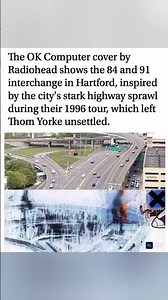 Radiohead's OK Computer cover was inspired by a Hartford highway. #Radiohead #OKComputer #AlbumArt