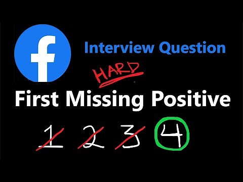 First Missing Positive - Leetcode 41 - Python