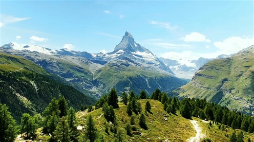 Matterhorn majesty: Drone views of Switzerland's Alpine icon - Worldwide