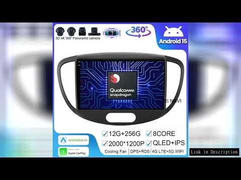 Android 15 For Hyundai i10 2007 2008 2009 2010-2013 Multimedia Navigation GPS Car Radio Video Player