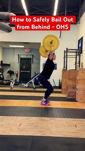 🏋🏻‍♀️Overhead Squat Safety: How to Safely Bail Out from Behind 🛡️