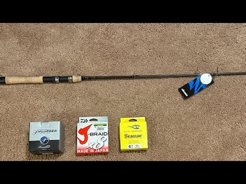 The Perfect Ultralight Trout Setup👌🏽Full Build (Braid + Fluoro) Okuma Celilo + President X20