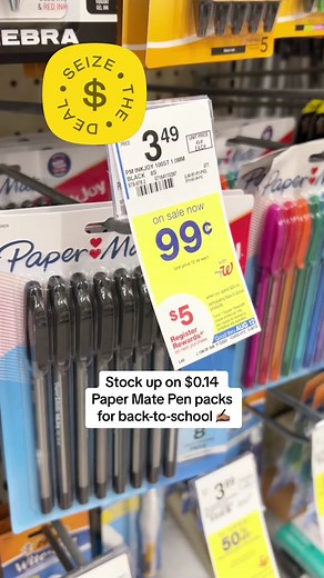 Get a great deal on Paper Mate ballpoint pens at Walgreens, and use your Fetch Rewards app to make the deal even better! #couponcommunity #easycouponing #alldigitaldeal #couponingatwags #couponingatwalgreens #backtoschool #walgreenscouponing #walgreensdealsthisweek #digitaldeal #fetchrebate #fetchrewards #papermate #beginnercouponing #couponingforbeginners #extremecouponing #krazycouponlady