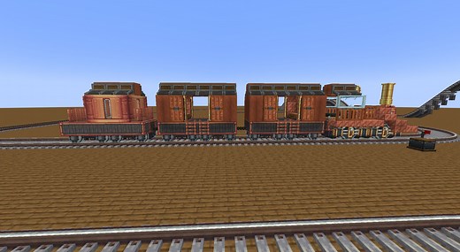 Create Full Steam Ahead Update - Copper Train - CreateMod.com
