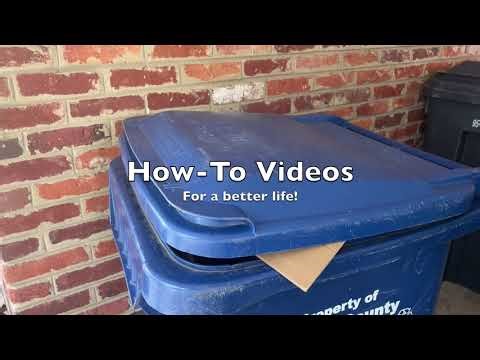 Breaking Down a Cardboard Box (A How-To Video)