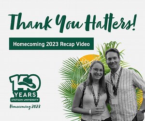 Thank you to our students, families, and alumni who helped celebrate 140 years of Stetson University at Homecoming 2023! From reunions to food trucks to brunch in the Presidents Garden, Hatter Village, and more we had so much fun celebrating with our Hatter Family💚 | Stetson University