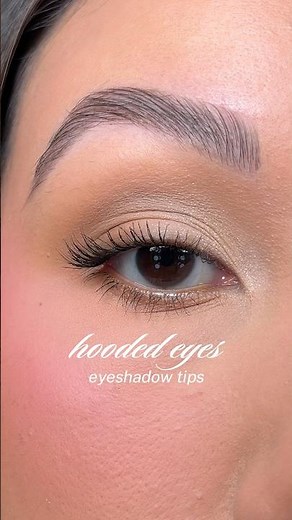 Eyeshadow Tips for Hooded Eyes✨ #makeuptips #hoodedeyes