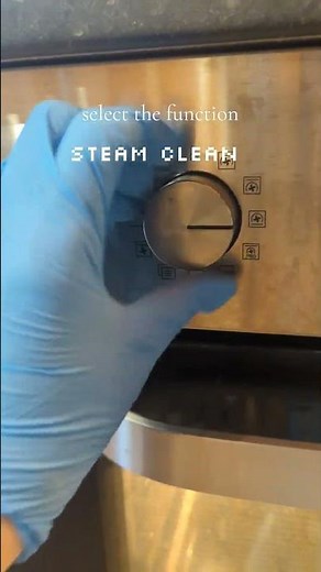 How to use the steam clean function on Samsung ovens. #deepcleaning #ovencleaning #steamcleaning