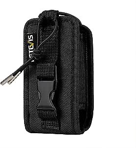 Retevis RT22 RT22S Radio Holster Compatible with Retevis RT22 RT22S RT19 BaoFeng UV-5R,Midland GXT1000VP4 Arcshell AR-5 Walkie Talkie,walkie Talkie Holder Metal Clip Loop for Duty Belt (1 Pack)