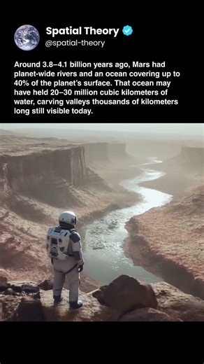 Mars once had planet wide rivers and oceans