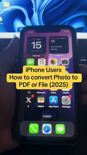 Cómo convertir Fotos a PDF en iPhone