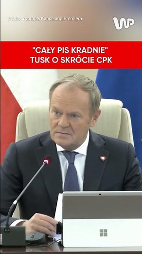 "Cały PiS Kradnie". Donald Tusk o skrócie CPK #polityka #polska #sejm #tusk #cpk