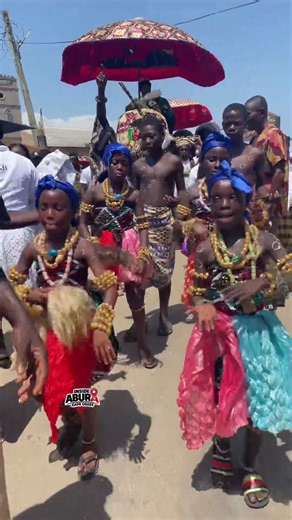African children displaying rich Ghanaian culture, traditional dance at Anomabo Okyir Festival 2026.