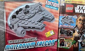 February LEGO Star Wars magazine Millennium Falcon set