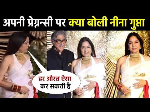 Neena Gupta Stuns as a Pregnant Nani Maa at 66, Flaunting a Huge Baby Bump in a White Saree
