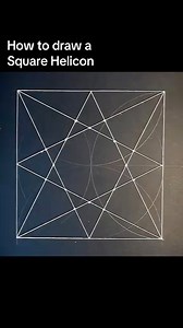 3.2K views · 37 reactions | How to draw a Square Helicon diagram #natureofflowers #sacredgeometryartist #sacredgeometryart #sacredgeometry #howtodraw #helicon | Natureofflowers | Facebook