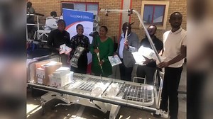 Hands on Health: On Tuesday, Ohorongo Cement Pty Ltd with the support Of German Based Charity Organisation Support ULM E.V donated medical supplies and equipment worth N$4 million to the Ministry of Health and Social Services. The donation includes a hospital bed, wheelchairs, walkers and surgical instruments. Report: Hertha Ekandjo | The Villager Newspaper