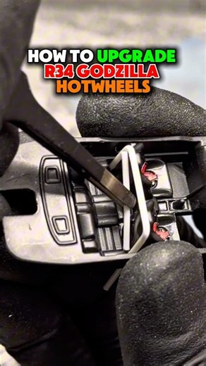 How to upgrade r34 Godzilla #hotwheels