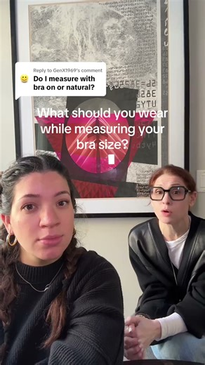 bra or no bra while measuring your bra size? #brasizinghelp #askbrabar #brasizingbasics