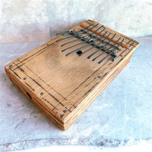 Vintage Traditional African Kalimba Thumb Piano - Zimbabwe Folk Art Musical Instrument - Etsy