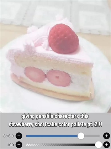 We luv strawberry short cakes!! #genshinimpact #strawberryshortcake #Navia #furina #fyp