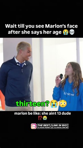 wait untill you see marlon reaction after she said her age 😭 ‪@LinkMeGlobal‬ #shorts #marlon