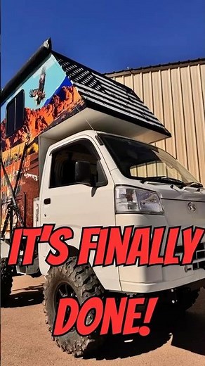 Our KEI Truck Camper Is Ready… Matt’s Offroad Games Here We Come! #KEITruck #KEITruckCamper
