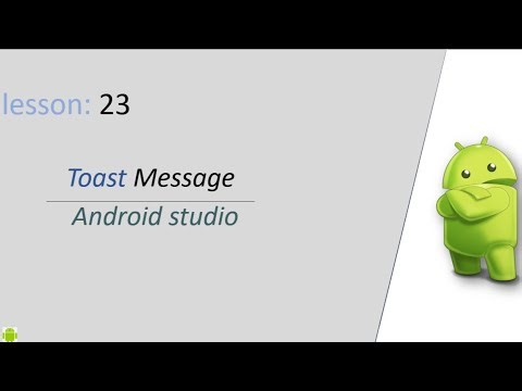 How to Show Toast Message in Android Studio | Android Studio Tutorial for Beginners