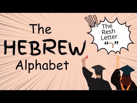 Exploring the Hebrew letters | The 20th Letter Resh with Nikkud (vowel marks)