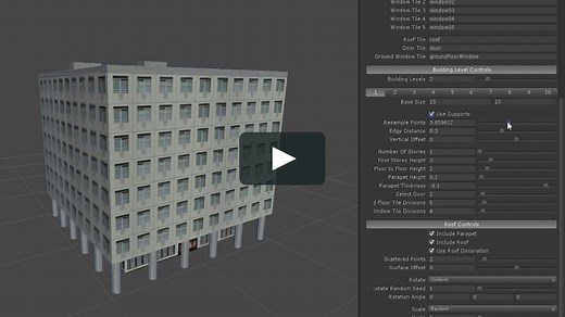 Houdini Engine for Unity | Building Generator