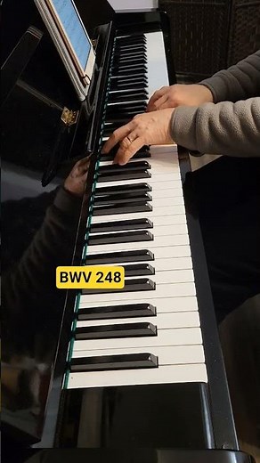 BWV 248 Prelude Chorale Bach #nanopianoschool #piano #baroque #bach #chorale