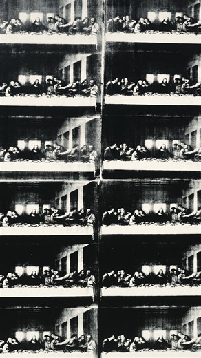 Fondation Beyeler on Instagram: "The most iconic voices of their Generation In its new collection presentation, “There is only one thing I fear in life, my friend: One day, the black will swallow the red”, the Fondation Beyeler dedicates a striking room to Andy Warhol, showcasing one of the most significant works from his late period: “Sixty Last Suppers” (1986) from the renowned Nicola Erni Collection. This monumental painting features sixty silkscreen renditions of Leonardo da Vinci’s “Last Su