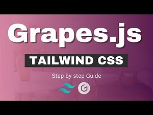 How to integrate Tailwind CSS with GrapesJS to make a Drag and Drop GUI?