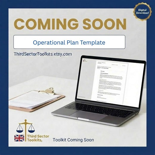 Operational Plan Template for UK Charities and Cics - Etsy UK