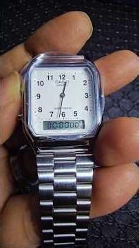 Retro Casio AQ-230A Review | Stylish Stainless Steel Dual Time Watch