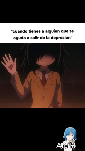 Gracias desde el fondo de mi corazón #anime #watamote #animemomentos #motivacion #sad
