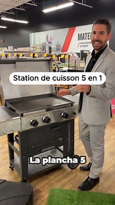 605K views · 1.3K reactions | Une station de cuisson 5 en 1 parfaite avec plancha, rond faitout pour votre wok, plaque à pizza et grille BBQ! https://bit.ly/4kWnWSh | Meubles RD | Facebook
