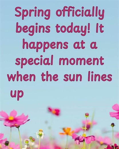 The First Day of Spring? Easy Kid Explanation