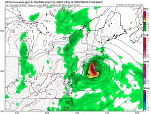 The latest GFS American computer forecast model output suggests that Hurricane Henri would impact the New York City metro area late Sunday / early Monday. While this is certainly possible, it is NOT a CERTAINTY at this time. The National Hurricane Center is deploying additional assets today to improve the forecast associated with this storm. More: https://weatherboy.com/henri-could-become-u-s-east-coast-hurricane-threat/ | Weatherboy Weather