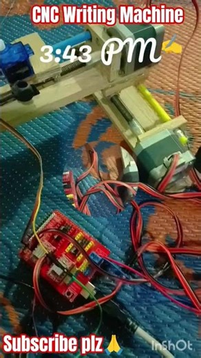 CNC Writing Machine ✍️ | Arduino Project#shorts #viral @PrincyPlanet @SrElectric2.0#art
