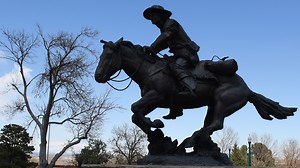 Kit Carson Sculpture. May 2023