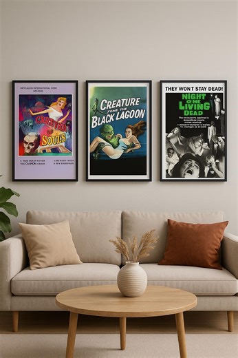Vintage Horror Movie Poster Bundle: Classic Film Art (digital Download) - Etsy