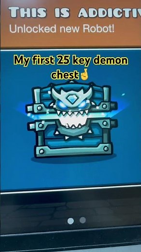 My first 25 key demon chest!!🤞 #geometrydash