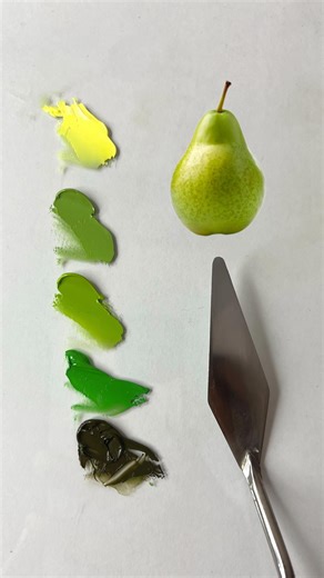 ‎آکادمی هنری مینا رحیمی | آموزش طراحی و نقاشی‎ on Instagram‎: "✨باهم به راحتی رنگ بسازیم✨ . فرمول ترکیب رنگ: titanium white + lemon yellow + viridian + yellow ochre + burnt umber @mehrtab_art . سیو کن پست رو گم نکنی😌 اگه از اکسپلور میای فالوم کن که کلی آموزش تو راهه🌺 . #رنگشناسی #رنگ_روغن #آموزشگاه_نقاشی #ساخت_رنگ #رنگروغن #تکنیک_نقاشی #آموزشگاه_نقاشی_غرب_تهران"‎