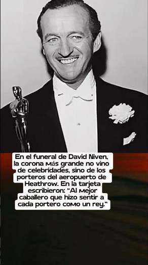 El último homenaje a David Niven