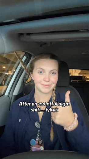 Extreme night shift survival hack 🏥🚗💨 #nurselife #humor
