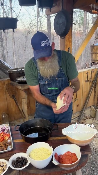 Let's Make a Mouthwatering Dutch Oven Pizza! #CajunCooking