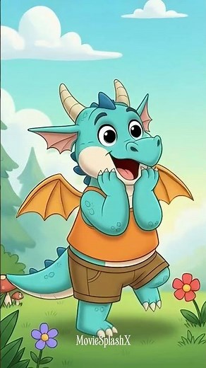 Happy Little Dragon | Cute Cartoon Animation