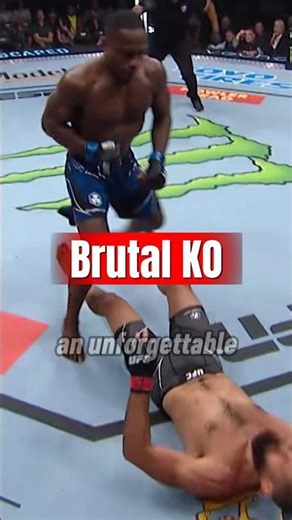 Jeremiah Wells Delivers a Brutal Knockout!#UFC #JeremiahWells #Knockout #BrutalKO #UFCHighlights#MMA